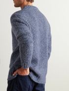 Mr P. - Berry Mélange Knitted Sweater - Blue