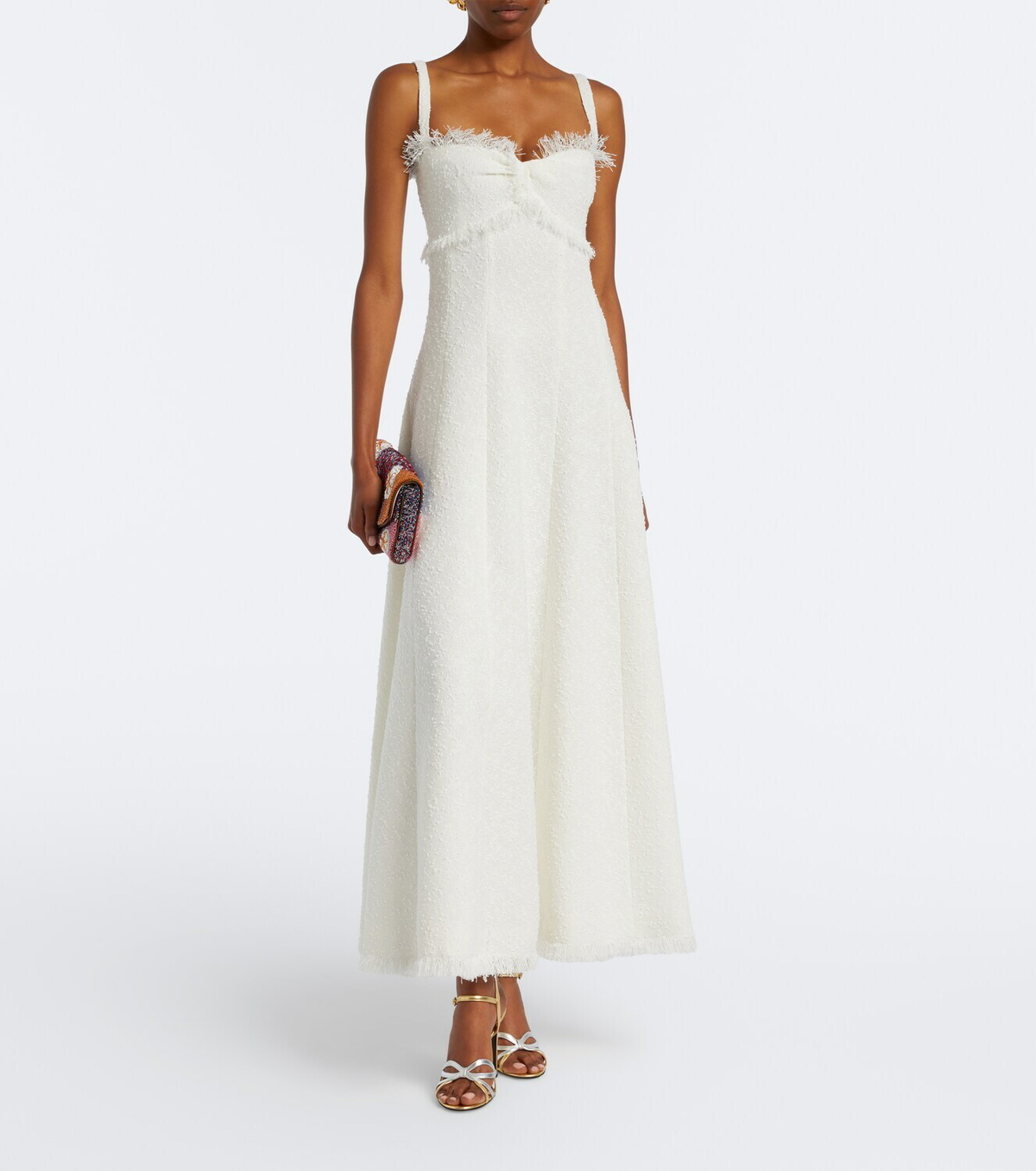 Oscar de la Renta Tweed midi dress