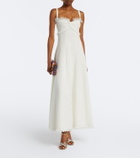 Oscar de la Renta Tweed midi dress