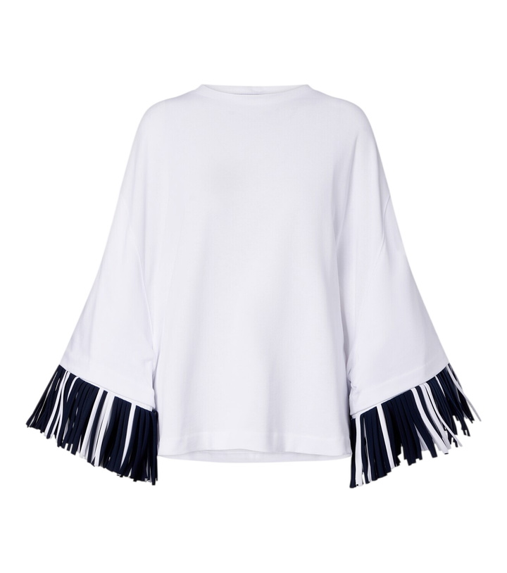Photo: Jacquemus Cabana fringed cotton jersey T-shirt