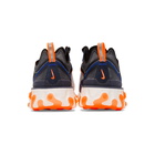 Nike Grey and Orange React Element 97 Sneakers