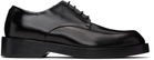Jil Sander Black Lace-Up Derbys