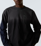 Sacai Dyed cotton sweatshirt