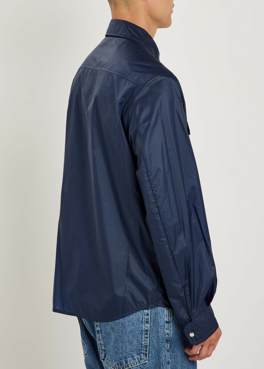 Moncler Nylon Overshirt Navy