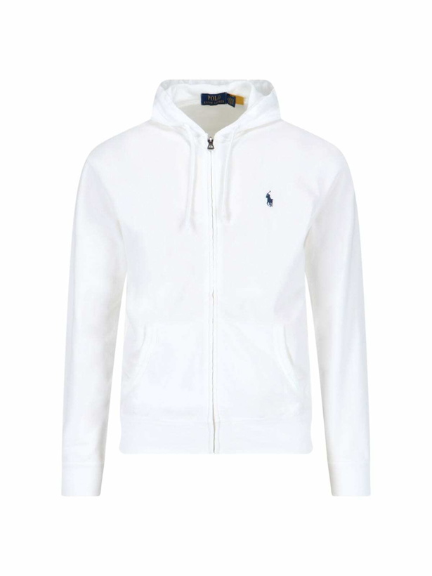 Photo: Polo Ralph Lauren Logo Embroidery Zipped Hoodie