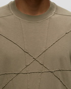 Rick Owens Drkshdw Knit T Shirt   Jumbo Ss T Green - Mens - Shortsleeves