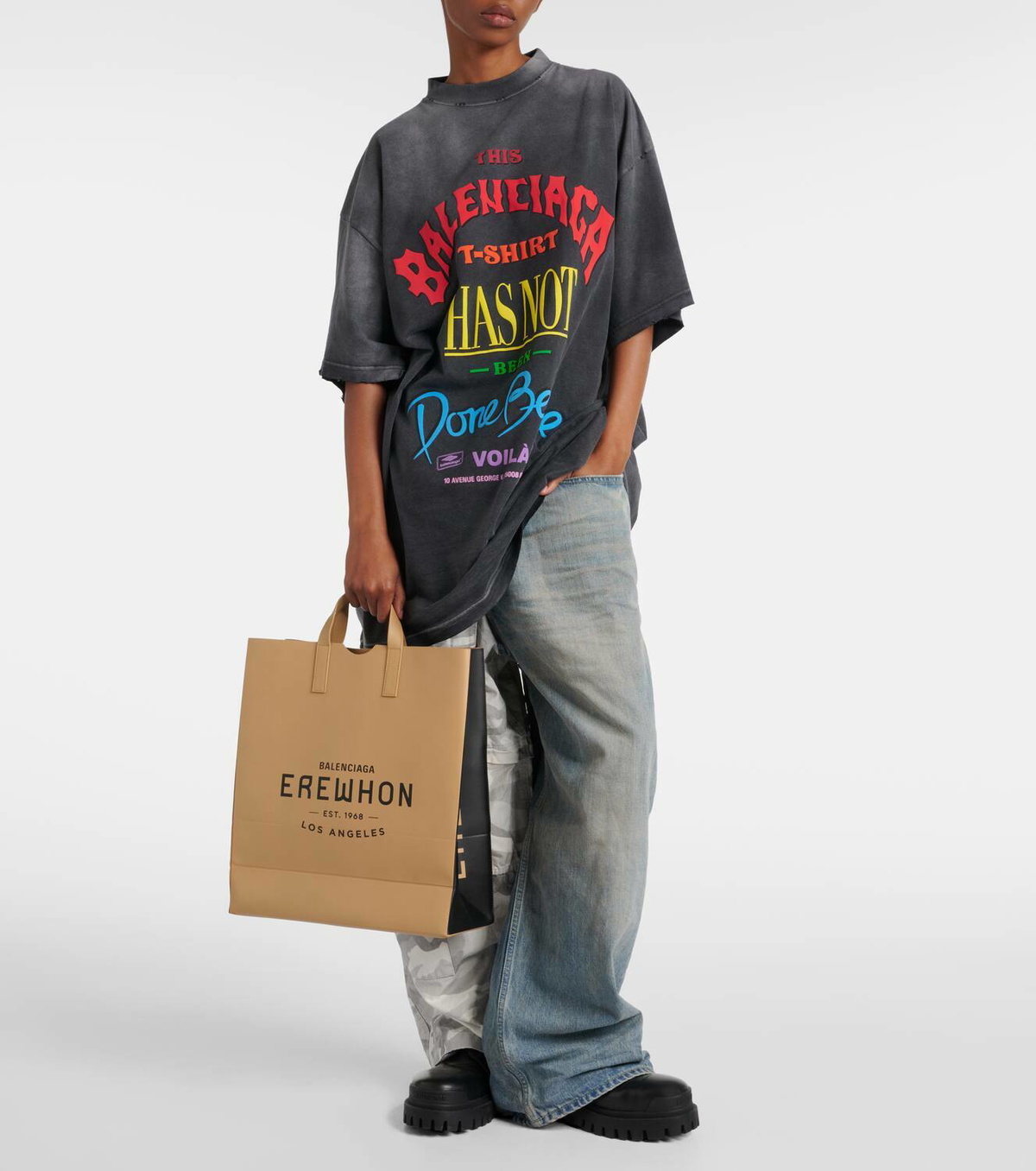 Balenciaga Erewhon leather tote bag Balenciaga