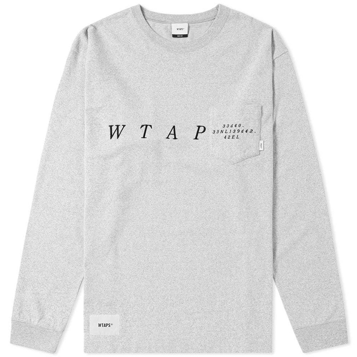 Photo: WTAPS Long Sleeve Blank System Tee Grey