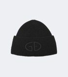 Goldbergh Valerie embroidered ribbed-knit beanie