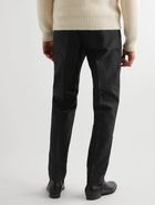 TOM FORD - Tapered Cotton Chinos - Black