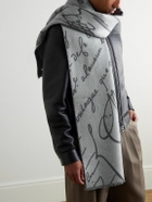 Berluti - Scritto Wool-Jacquard Scarf