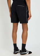Casablanca Logo-monogrammed Terry Shorts Black