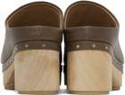 Lauren Manoogian Brown Studio Clogs