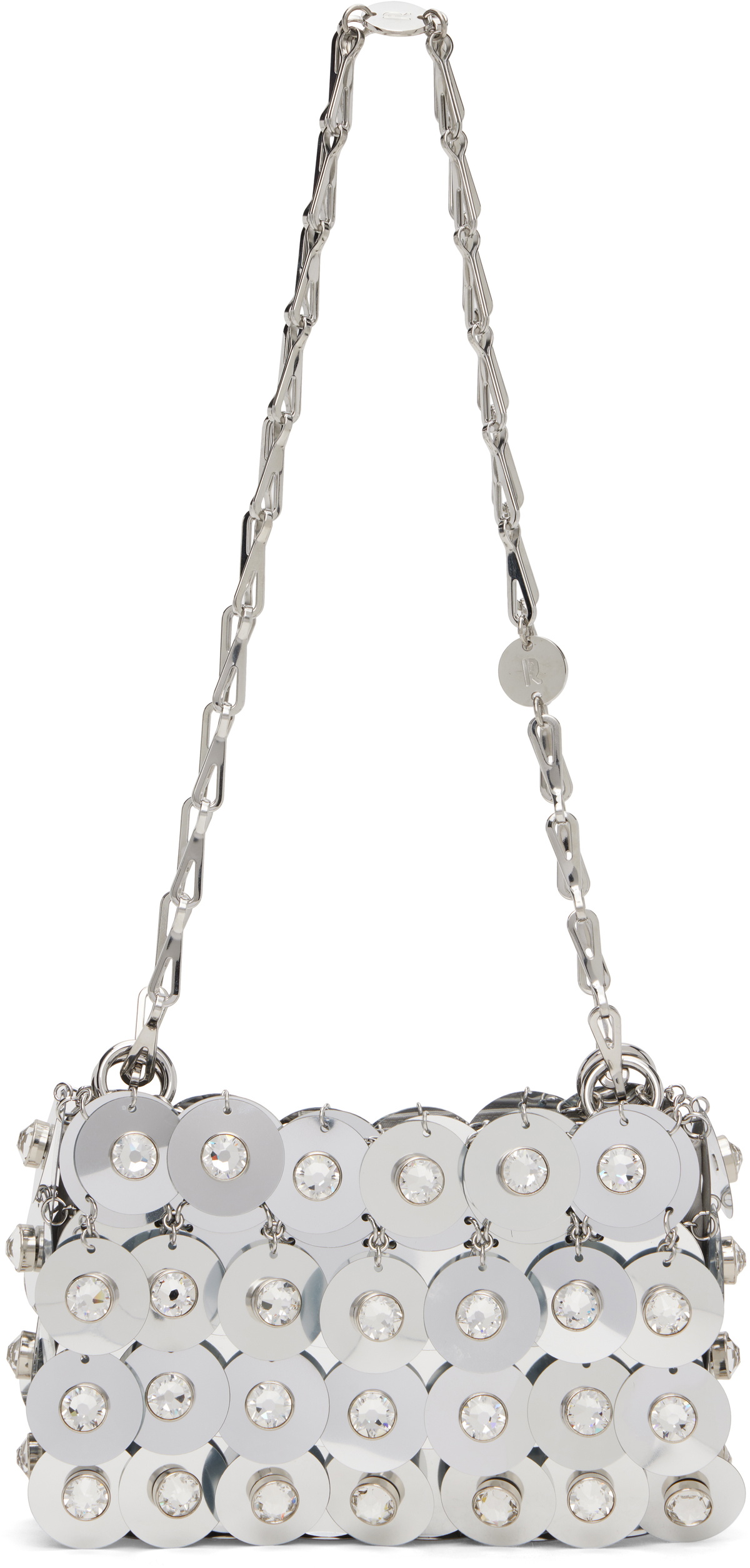 'Silver Sparkle Discs Large' shoulder bag Shoulder bags