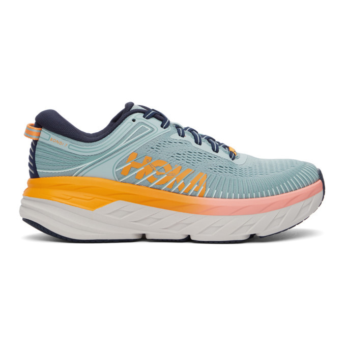 Hoka One One Blue Bondi 7 Sneakers Hoka One One