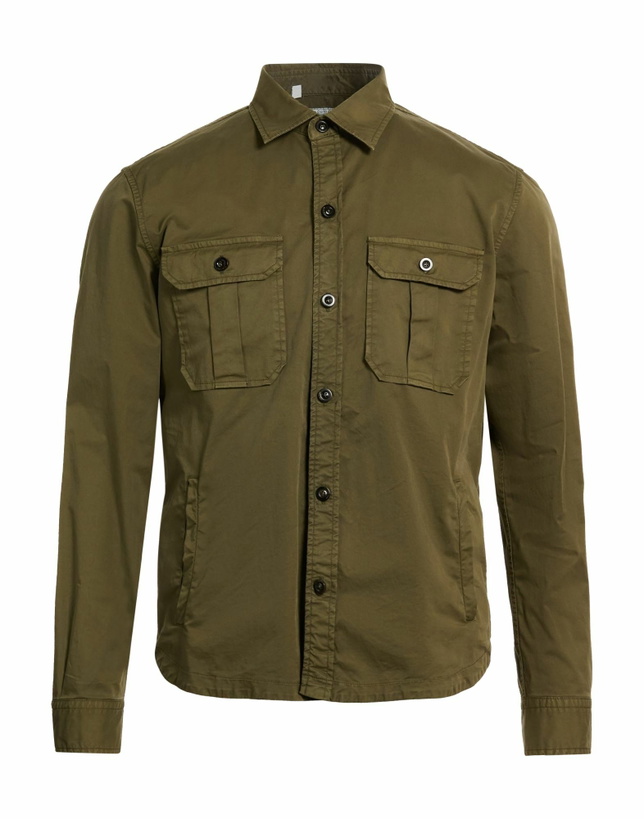 Photo: Boglioli Mens Shirt Military in Green