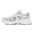Axel Arigato White and Grey Marathon R-Trail Sneakers