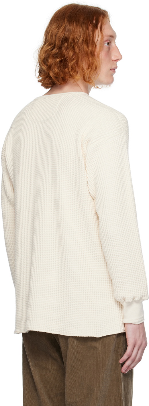 Taiga Takahashi Off-White Lot. 605 Henley Taiga Takahashi