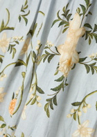 Agua BY Agua Bendita Lima Valle Floral-print Linen Maxi Dress Multicoloured
