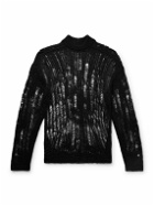 Rick Owens - Tommy Open-Knit Sweater - Black