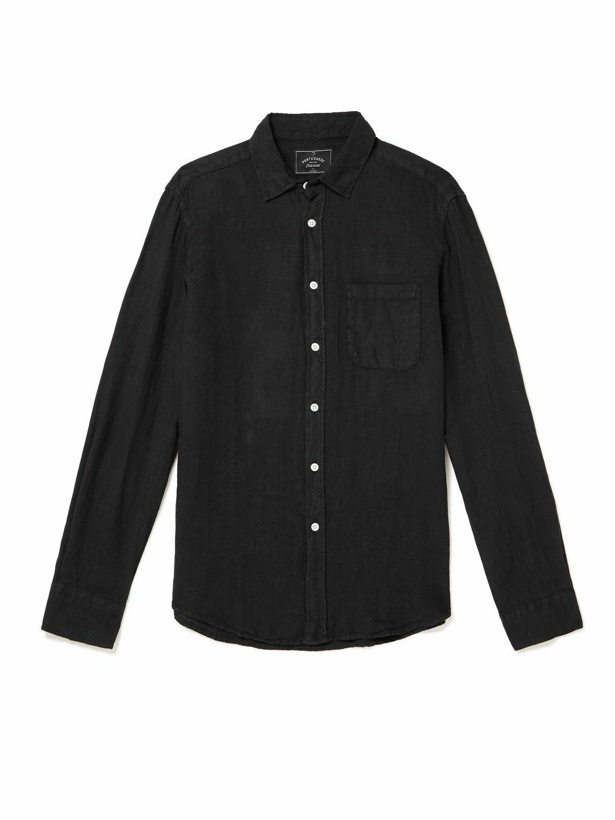 Photo: Portuguese Flannel - Linen Shirt - Black