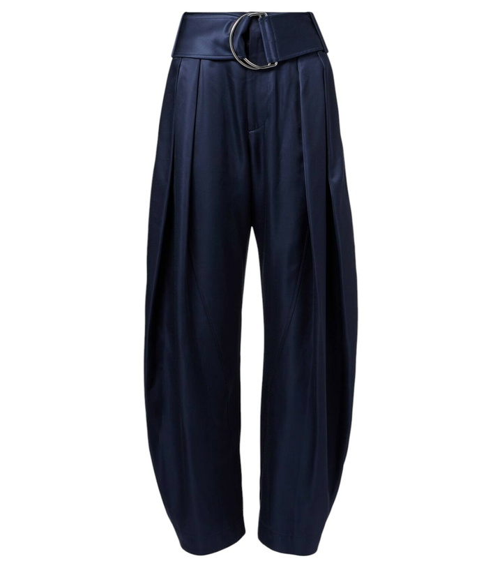 Photo: JW Anderson Belted high-rise barrel-leg pants