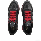 Valentino Men's Rockrunner Sneakers in Nero/Rosso