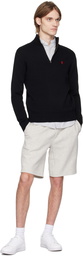 Polo Ralph Lauren Black Embroidered Sweater