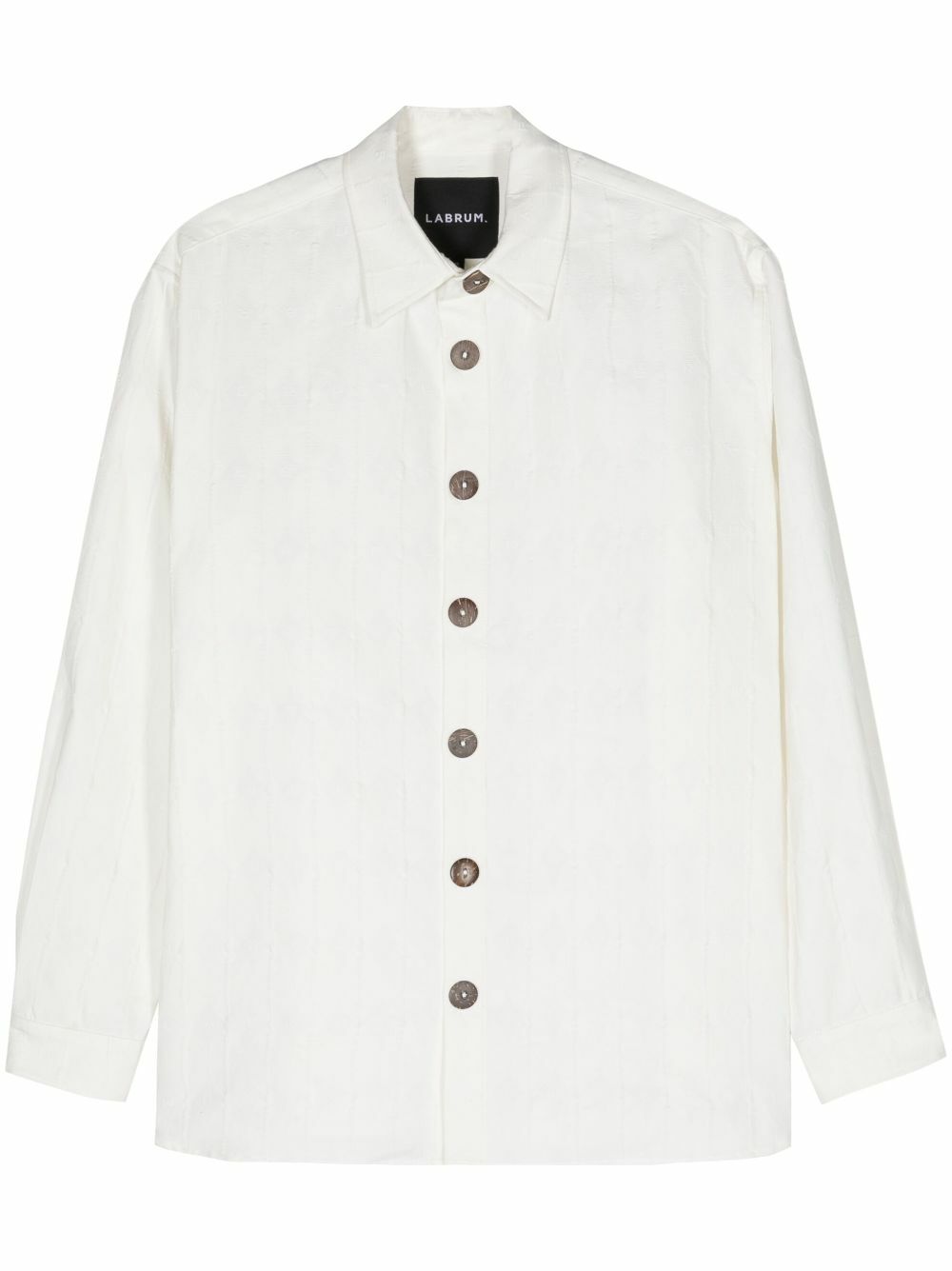 Labrum London White Buttoned-Up Long-Sleeved Shirt