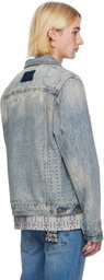 Ksubi Blue Classic Stairway Denim Jacket