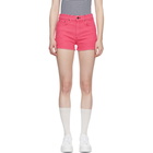 Rag and Bone Pink Denim Justine Shorts