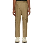 Juun.J Beige Cotton Cargo Pants