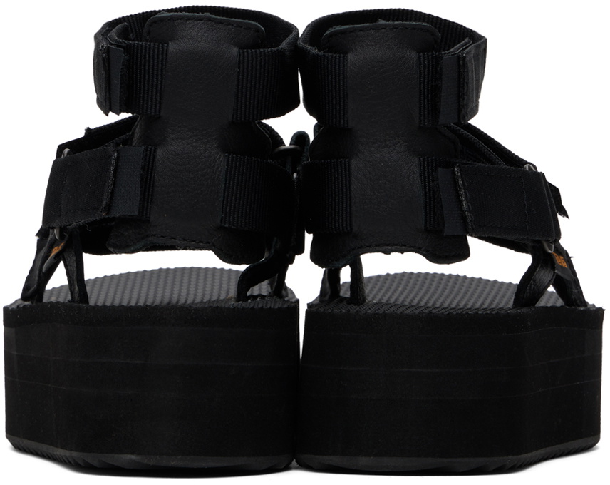 Teva Black Flatform Mevia Sandals Teva