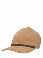 BRUNELLO CUCINELLI - Embellished Suede Baseball Cap