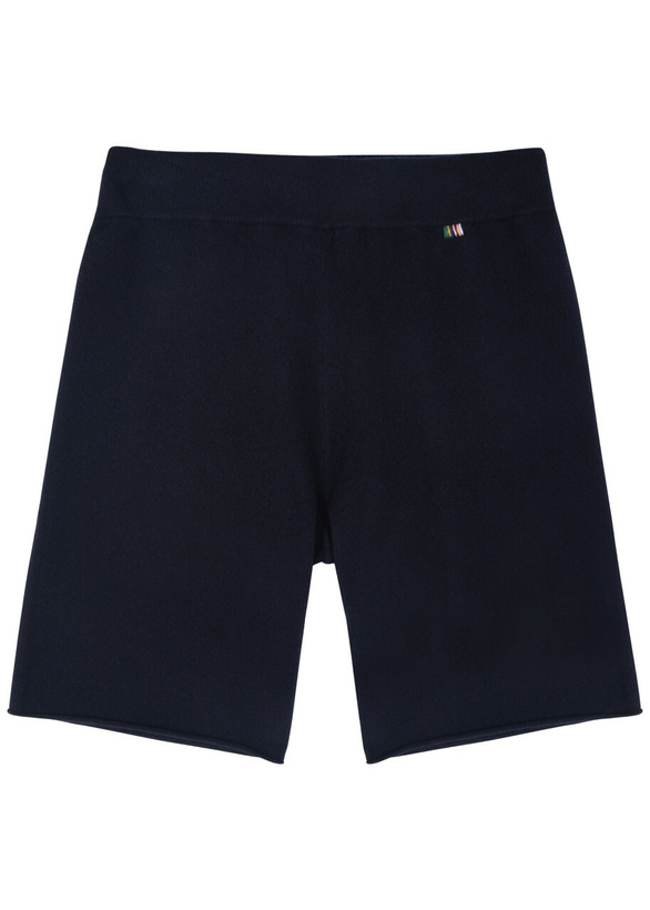 Photo: Extreme Cashmere N°240 Laufen Cashmere-blend Shorts - Navy - One Size