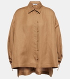 Max Mara Rodeo oversized linen and silk shirt
