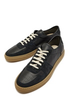 Common Projects Bball Panelled Leather Sneakers Black