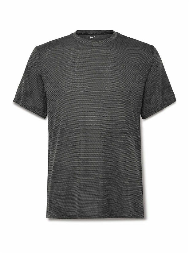 Photo: Nike Running - Run Division Intarsia Dri-FIT ADV TechKnit T-Shirt - Gray