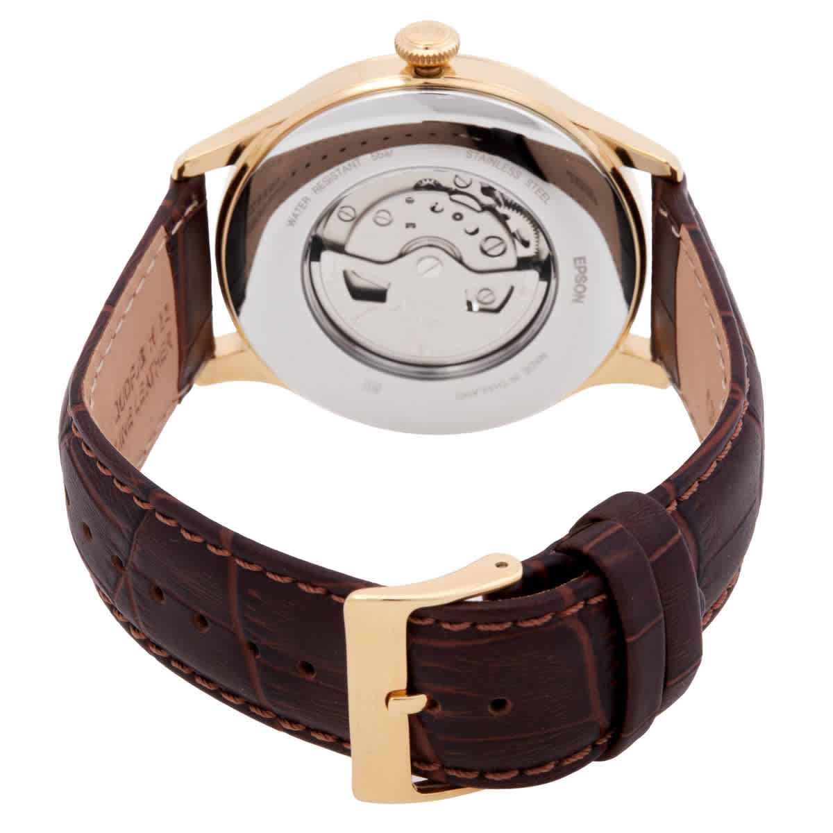 Orient Open Heart Automatic White Dial Mens Watch AG00002W