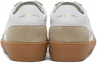 Dries Van Noten White Leather & Suede Sneakers