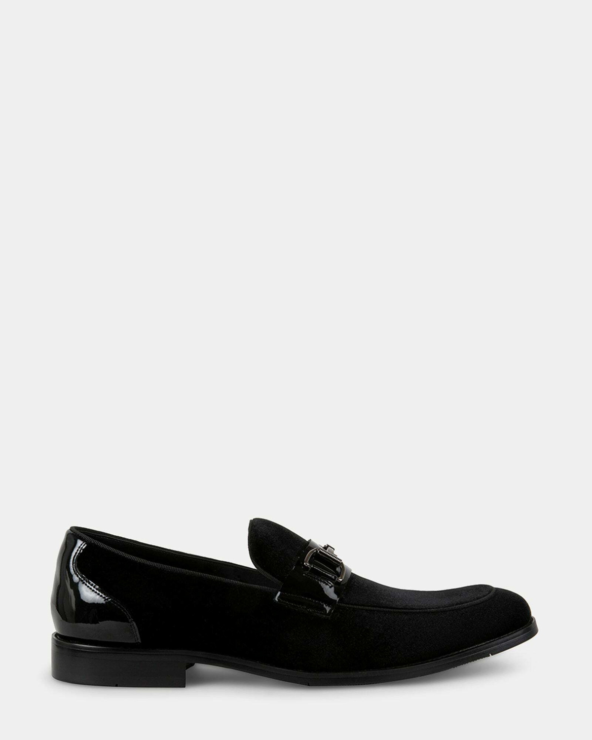 Steve Madden Edmont Loafers in Black Velvet