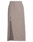 Maje Womens Midi skirt Rust