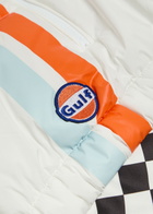 AN-Y1 Riski Logo-embroidered Padded Shell Jacket White