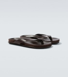 Jacquemus Tatanes leather thong sandals