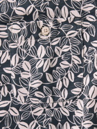 FAHERTY - Seasons Printed Slub Organic Cotton-Jersey Shirt - Blue