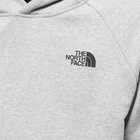 The North Face Men's Raglan Redbox Popover Hoody in TNF Light Grey Heather