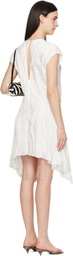 KHAITE Off-White Merith Midi Dress