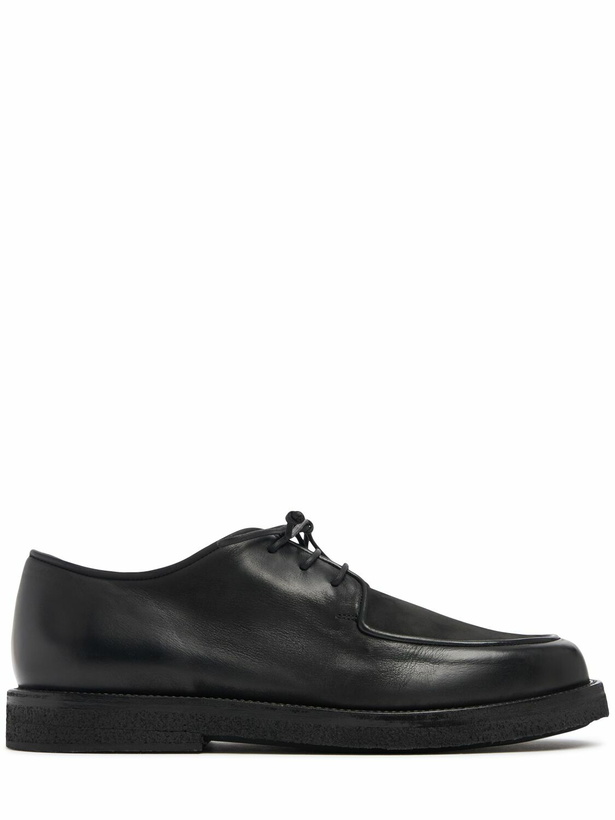 Photo: MARSELL Moccar Nubuck Leather Shoes