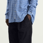 Folk Men's Drawcord Loose Trouser in Navy Ripstop