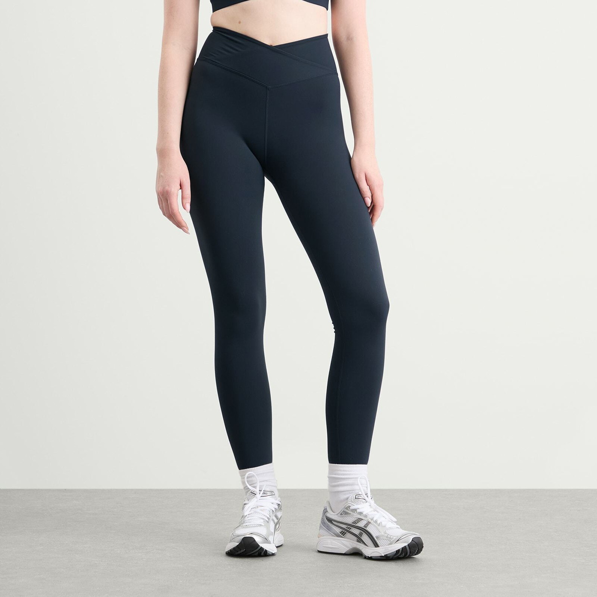 TALA Women's Dayflex Wrap High Waist Leggings in Midnight Navy